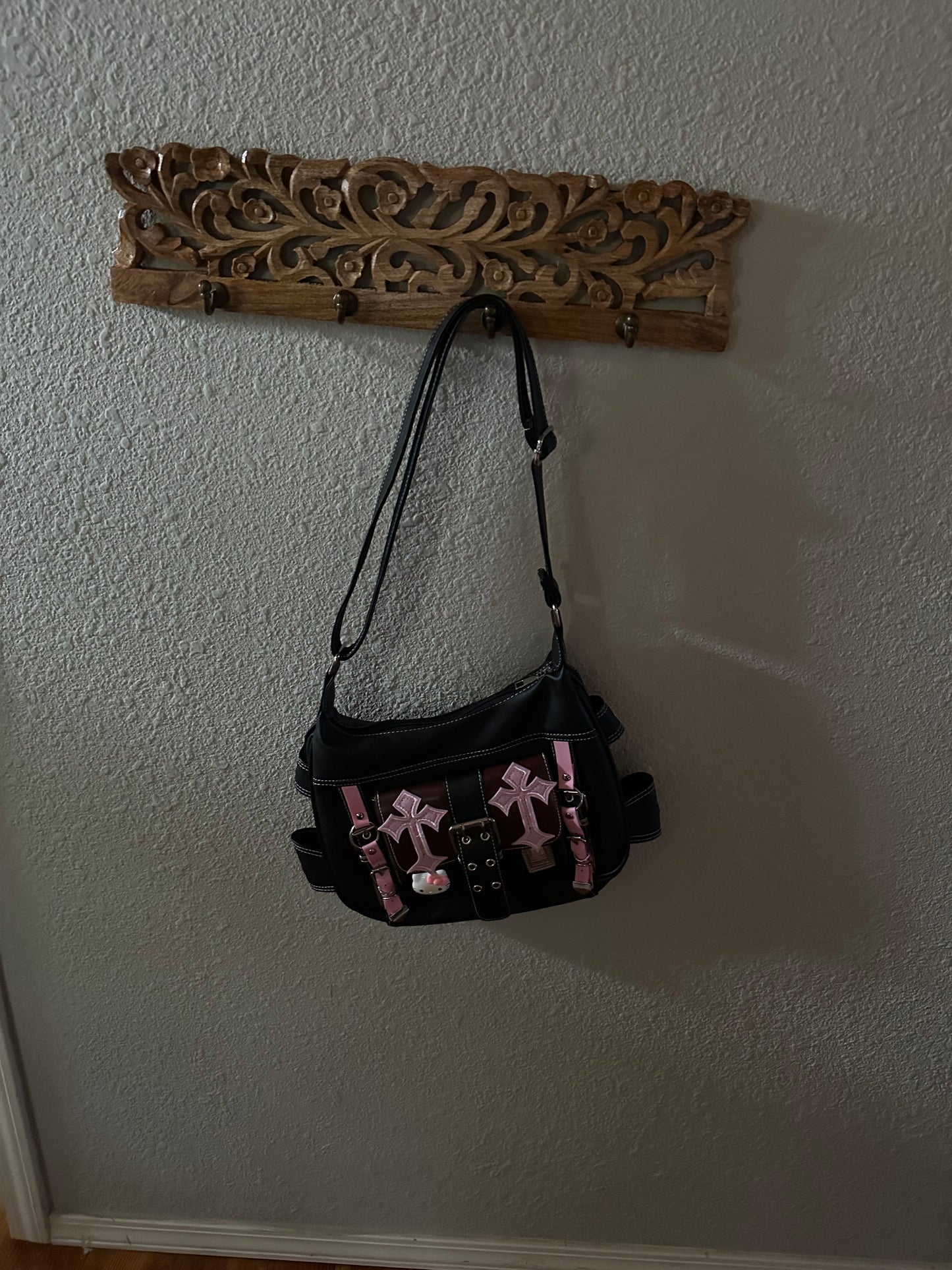 Y2K Cool Girl Handbag with Kitty Cat Design